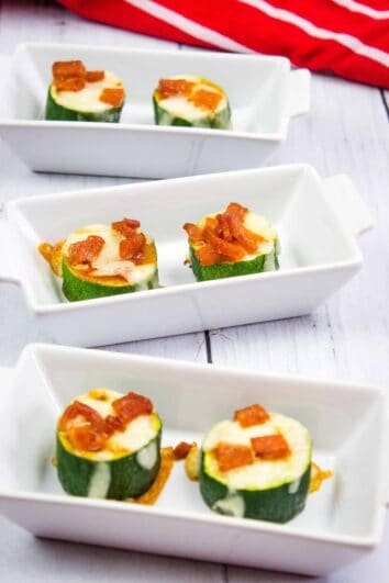 Cheesy Zucchini Pizza Bites - Keto Cooking Wins