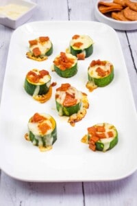 Cheesy Zucchini Pizza Bites - Keto Cooking Wins